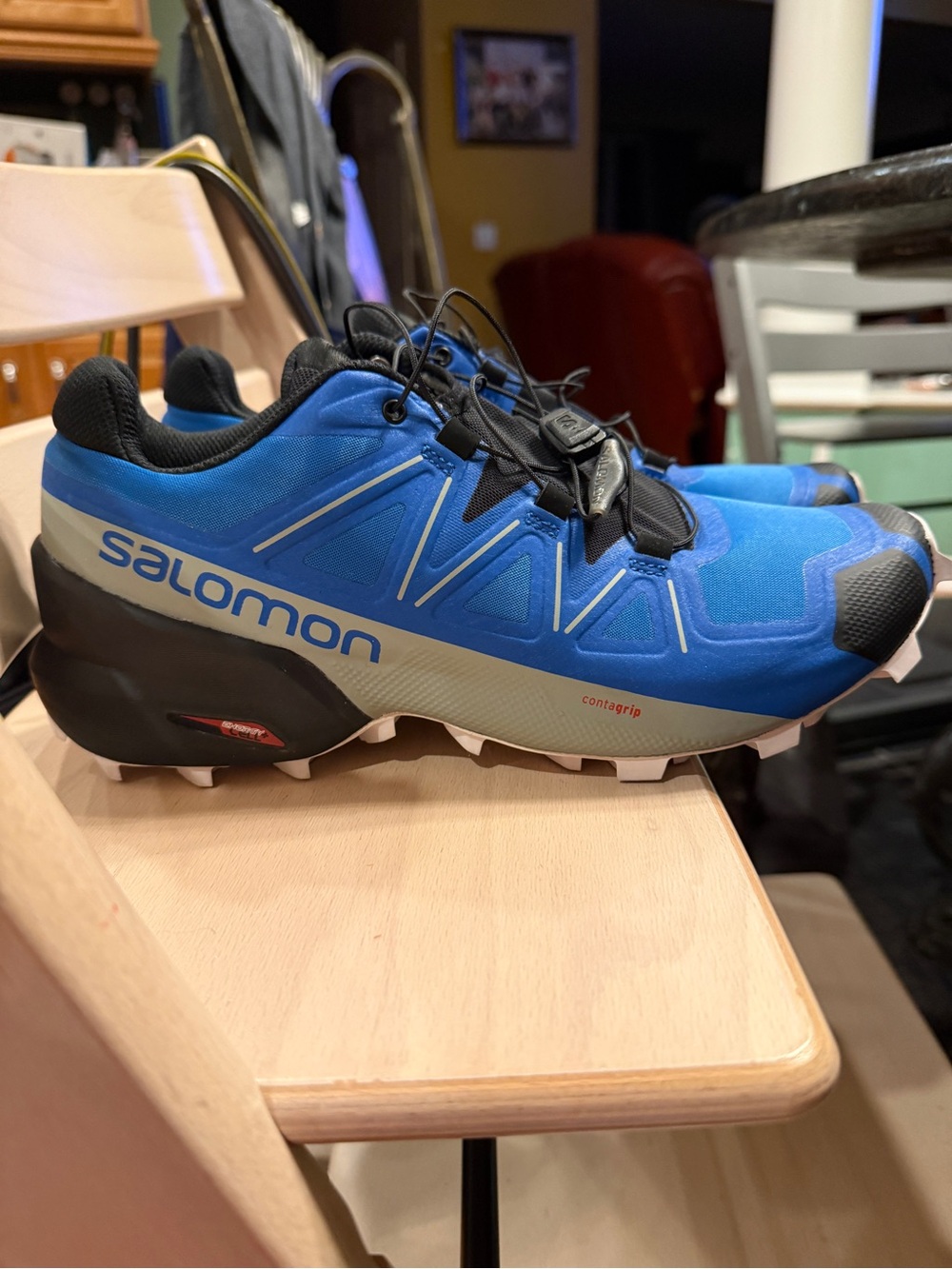 New Salomon Men's Blue Speedcross Trail Running Shoes 8.5